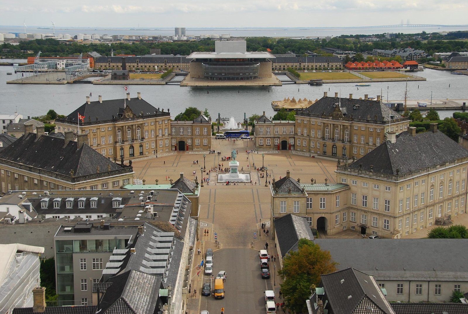 Amalienborg_Palace_-_aerial_view