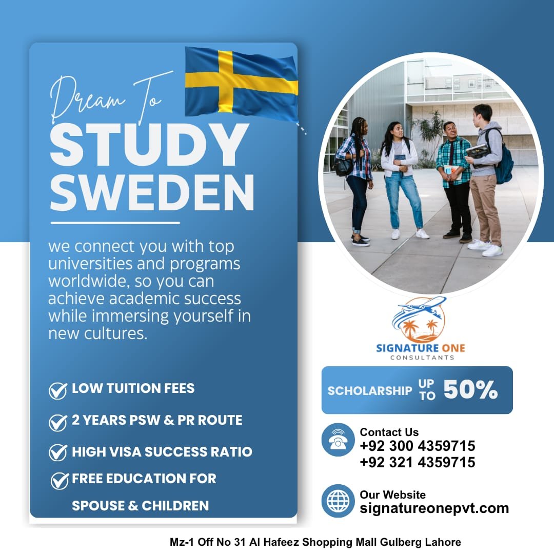 STUDY IN SWEDEN STUDY IN SWEDEN