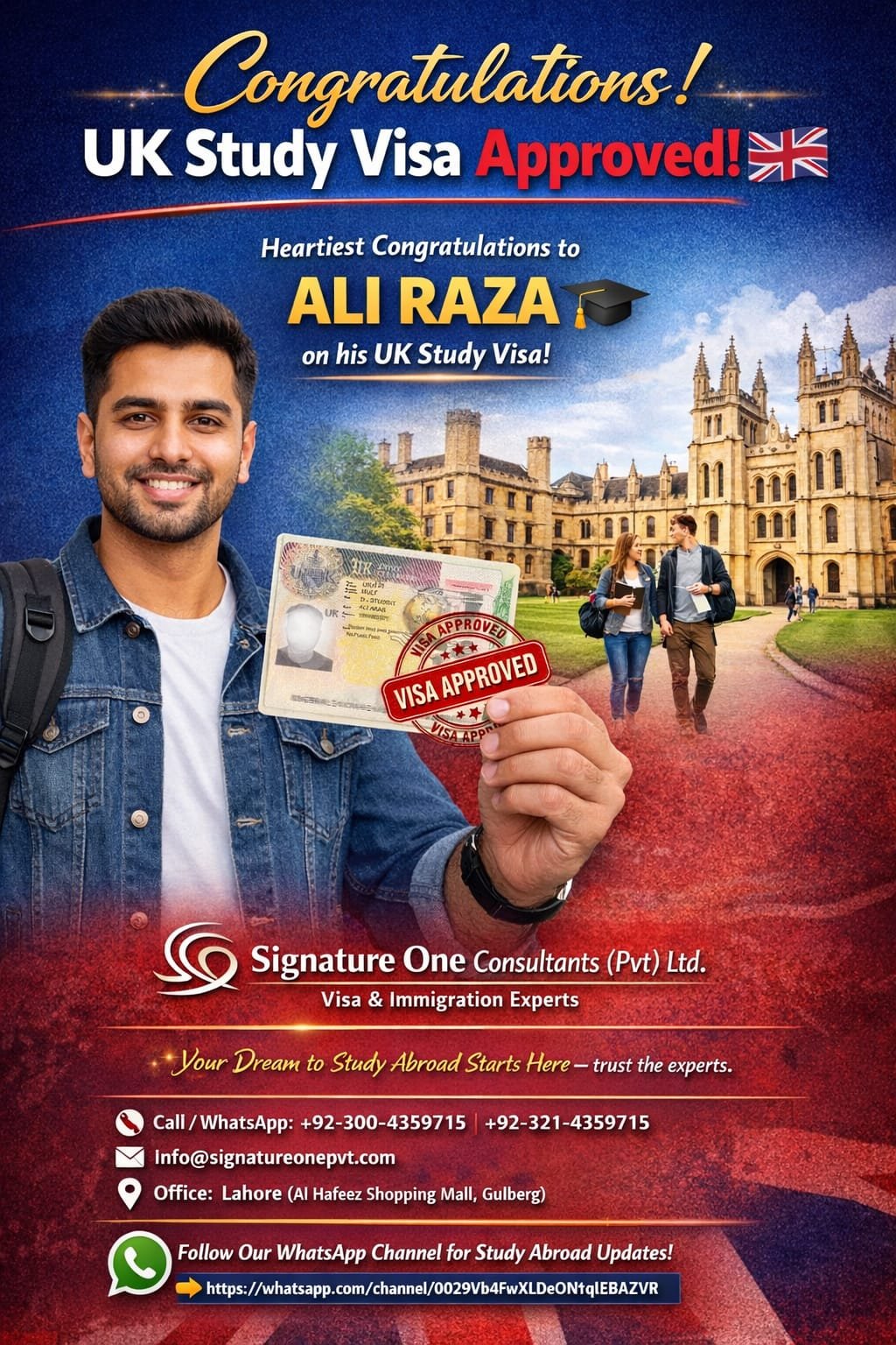 UK Visa Approved UK Visa Approved