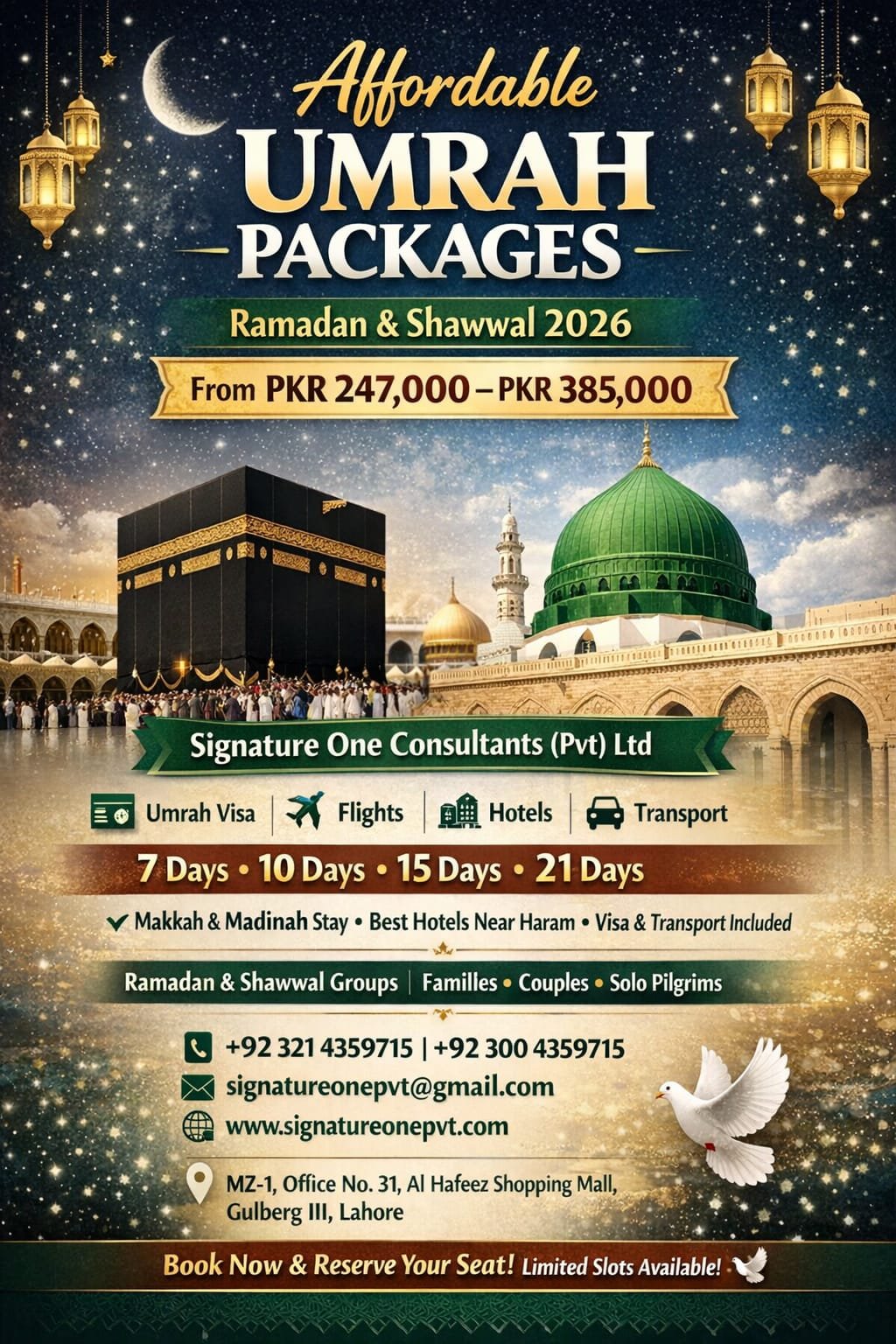 Affordable Umrah Packages – Ramadan & Shawwal 2026 Affordable Umrah Packages – Ramadan & Shawwal 2026