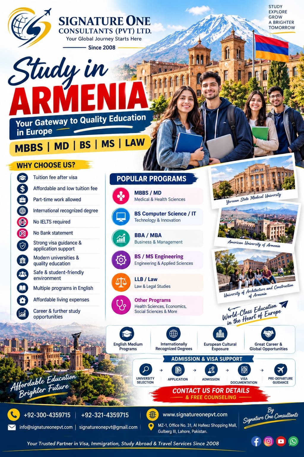 Study in Armenia