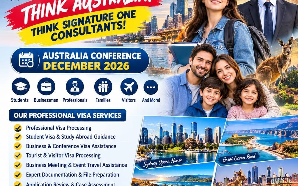 AUSTRALIA CONFERENCE & VISITOR VISA ASSISTANCE